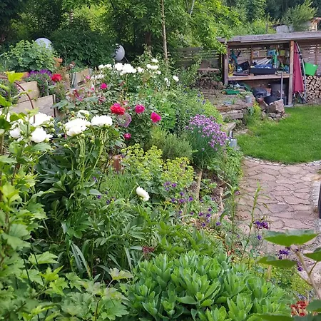 Mit Sauna, Garten & Schwimmteich Appartement *